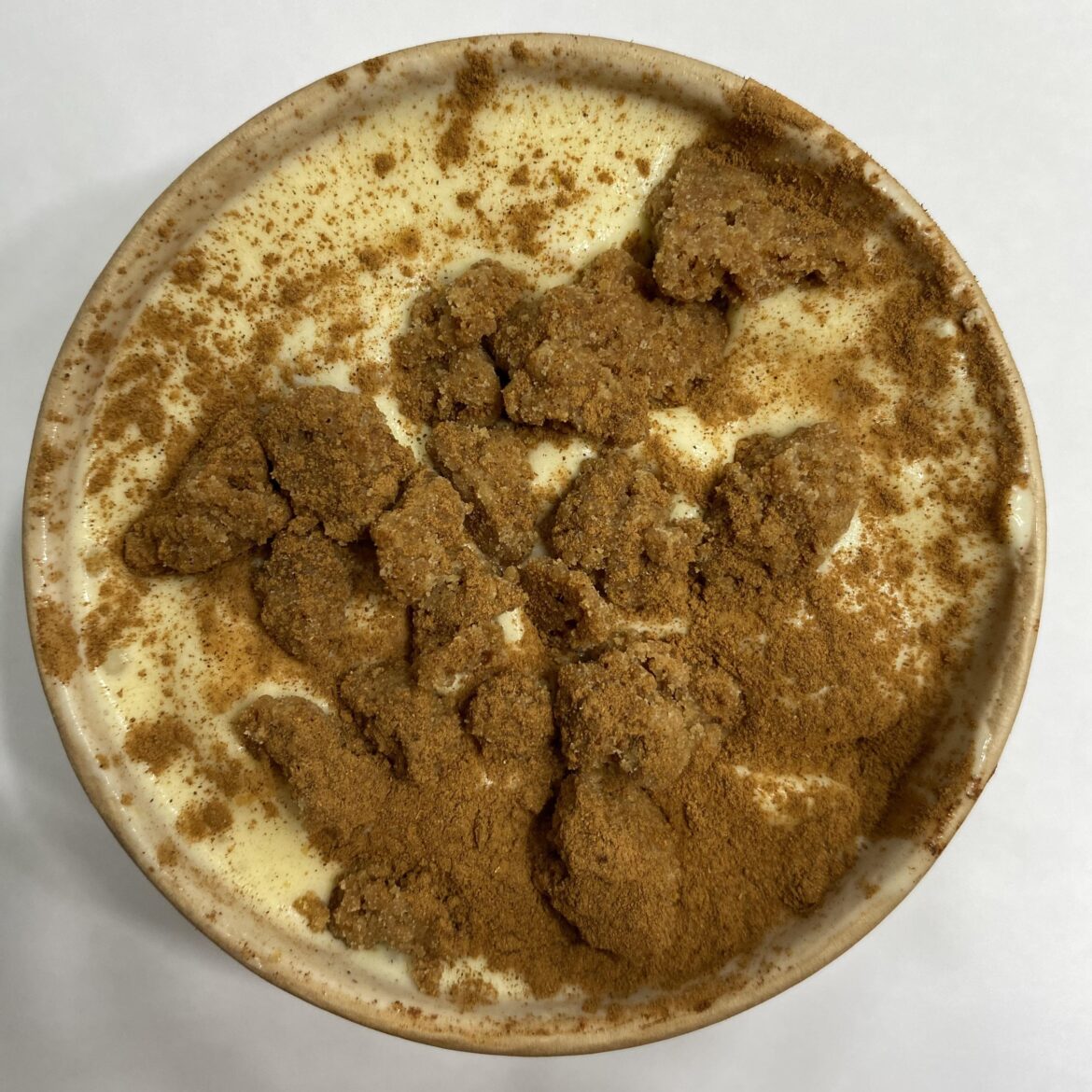 First ice cream ever! Corn w/ cinnamon crumble