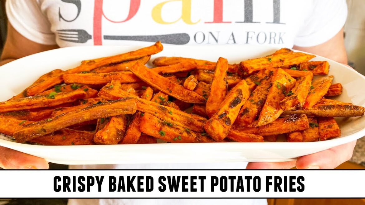 The SECRET to Crispy Baked Sweet Potato Fries | Say Goodbye to Limp & Soggy Fries The SECRET to Crispy Baked Sweet Potato Fries | Say Goodbye to Limp & Soggy Fries