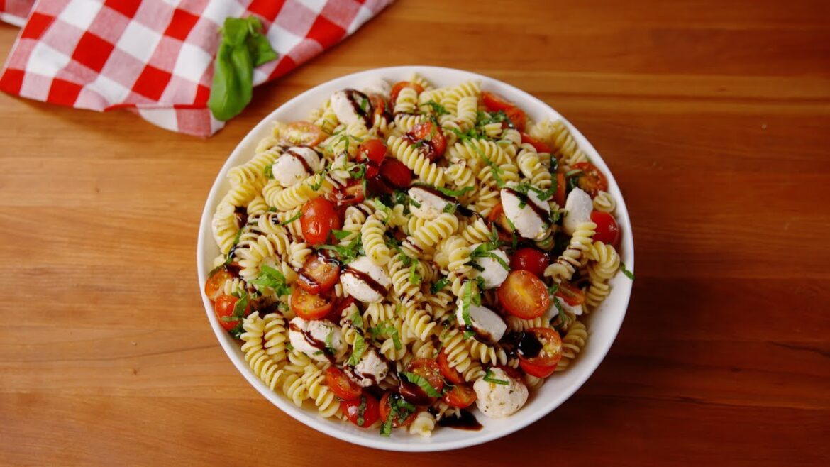 Caprese Pasta Salad | Delish