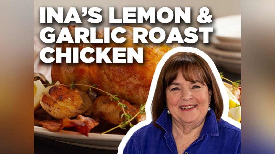 Ina Garten Makes Lemon and Garlic Roast Chicken | Barefoot Contessa | Food Network