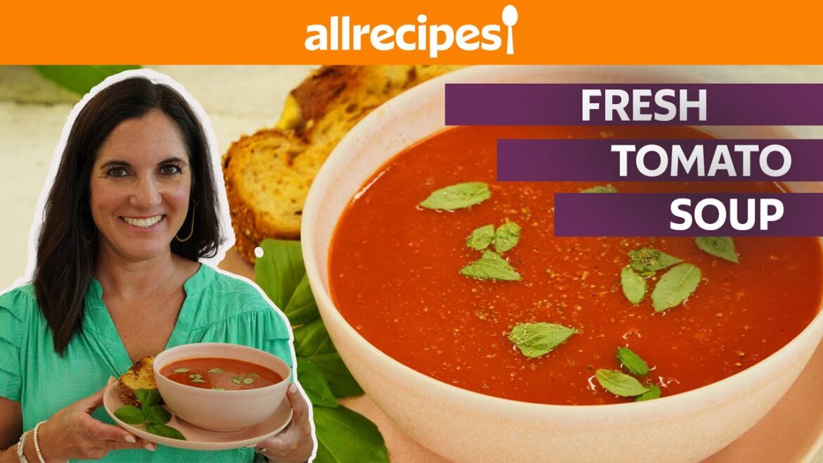 How to Make Fresh Tomato Soup | Get Cookin’ | Allrecipes.com How to Make Fresh Tomato Soup | Get Cookin' | Allrecipes.com