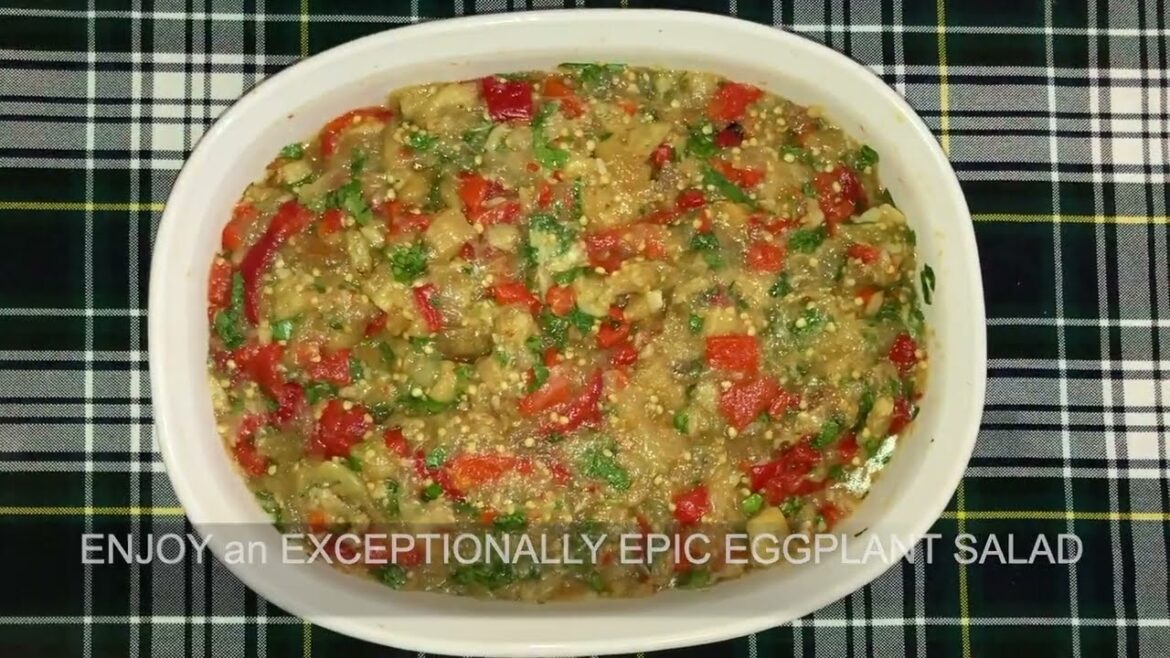 Turkish EGGPLANT Salad: “Patlıcan Salatası” Turkish EGGPLANT Salad: “Patlıcan Salatası”