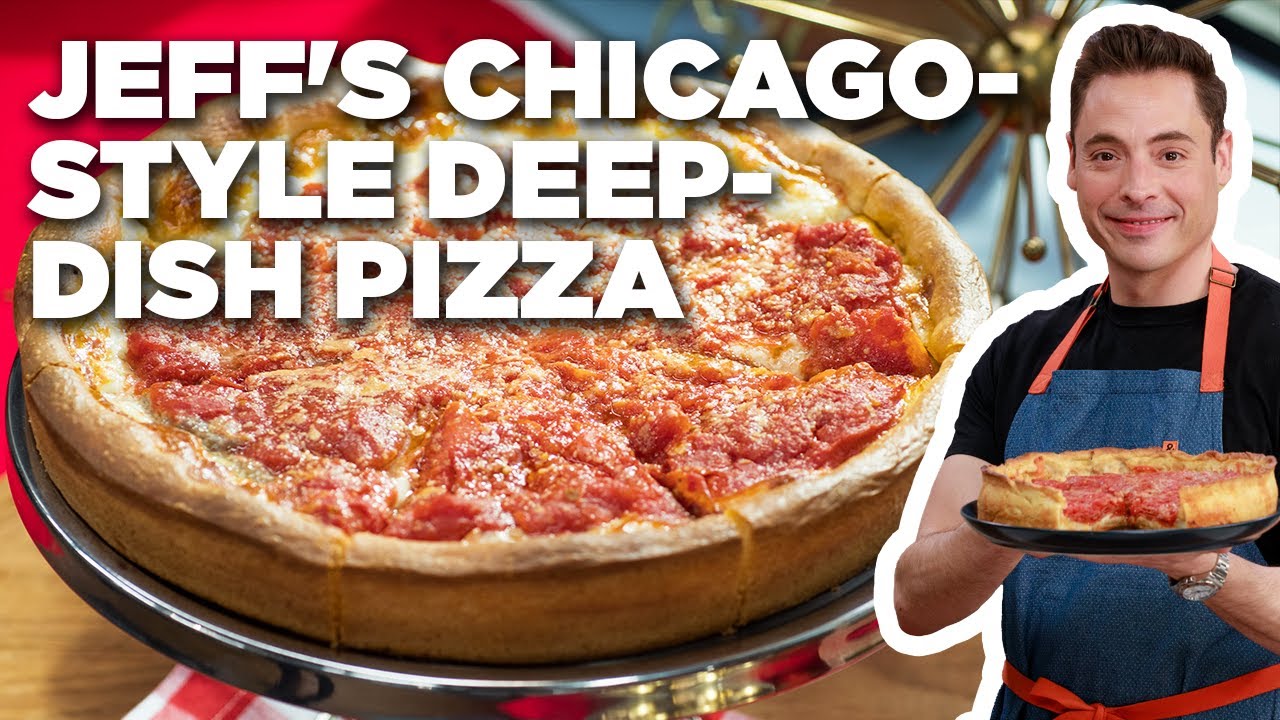 Jeff Mauro's ChicagoStyle DeepDish Pizza Food Network Dining and