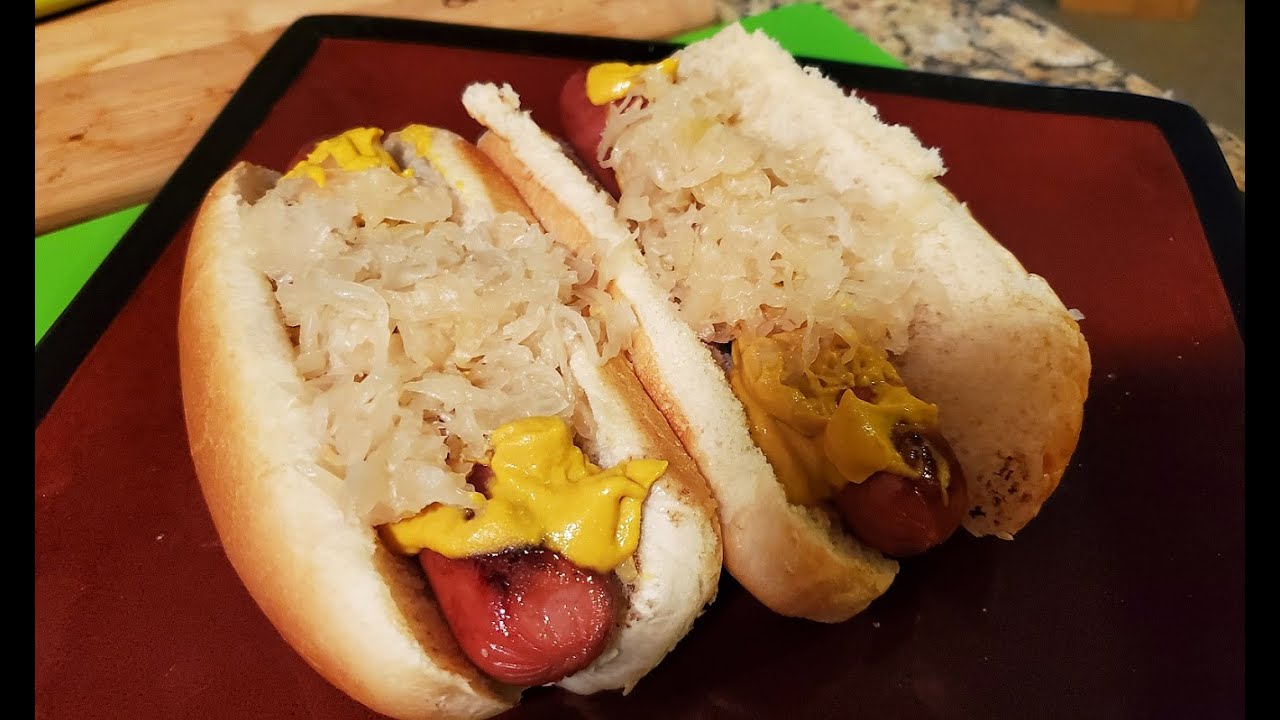 How to Make Sauerkraut Hot Dogs in 3 minutes Dining and Cooking