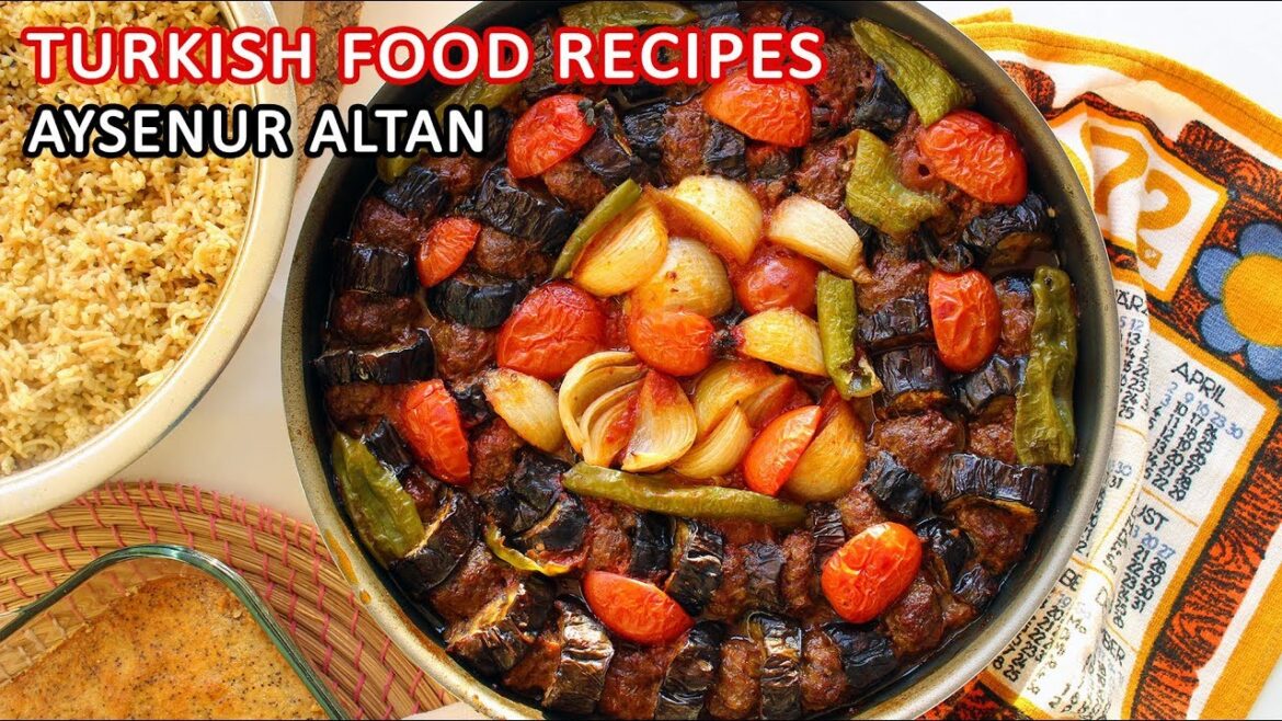 Turkish Eggplant Kebab Recipe | Easy Baked Eggplant Shishkebab By Aysenur Altan