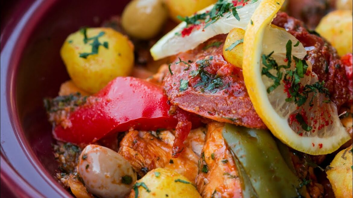 [ENG]  Fish Tagine With Vegetables / طاجين السمك بالخضر - CookingWithAlia - Episode 439