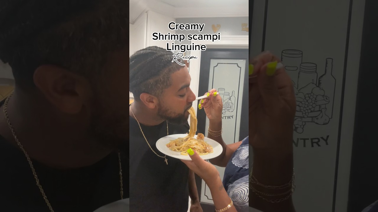 Creamy shrimp scampi linguine recipe | Shrimp scampi pasta - Dining and