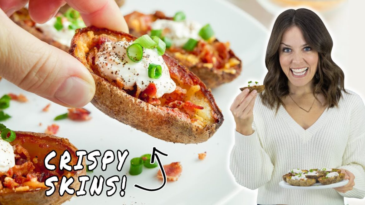 Extra Crispy Loaded Potato Skins Extra Crispy Loaded Potato Skins