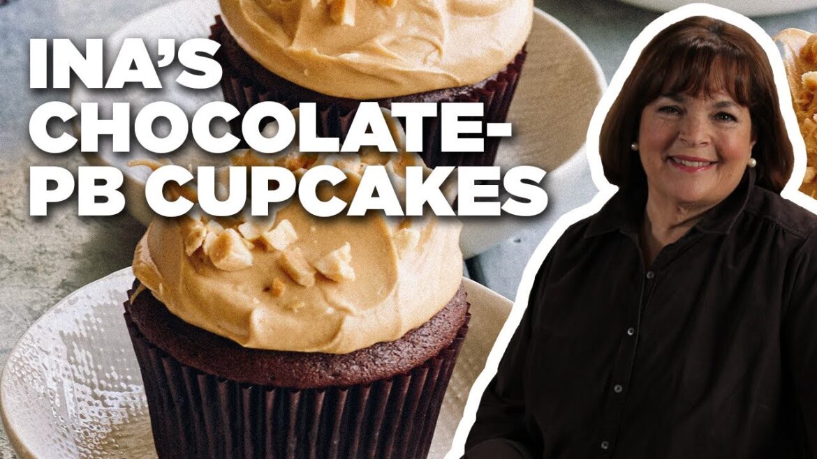 Ina Garten’s Chocolate Cupcakes with Peanut Butter Icing | Barefoot Contessa | Food Network Ina Garten's Chocolate Cupcakes with Peanut Butter Icing | Barefoot Contessa | Food Network