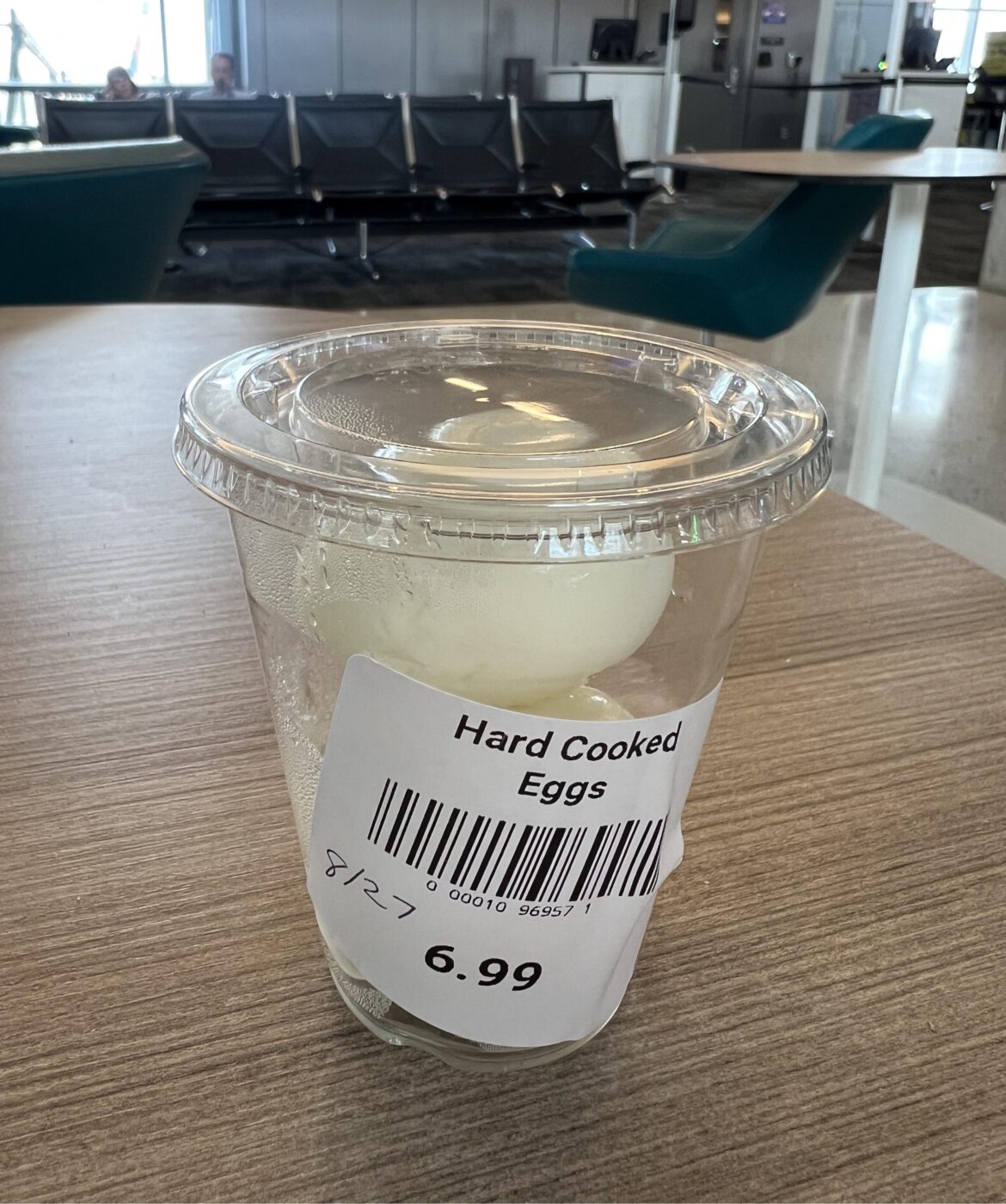 It’s just two eggs, Michael. How much could it cost? $7? (ABIA)