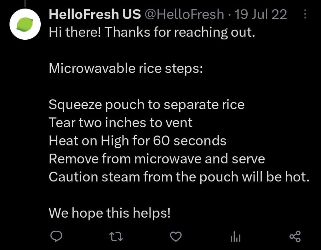 Instant Rice Instructions