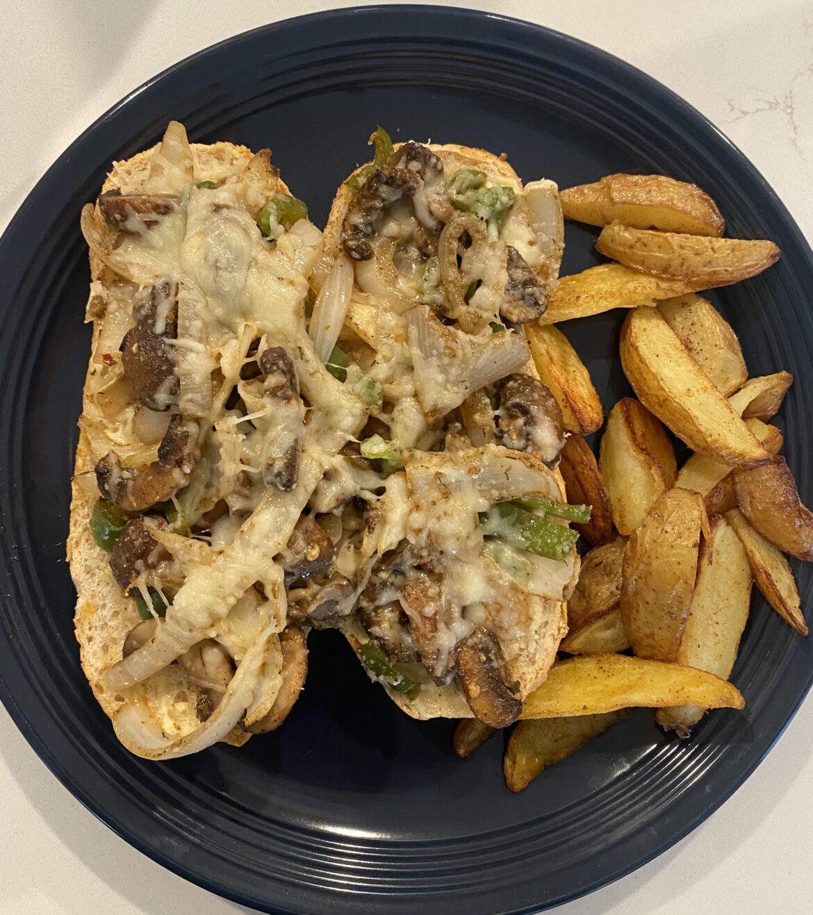 Mushroom and Mozzarella Hoagie