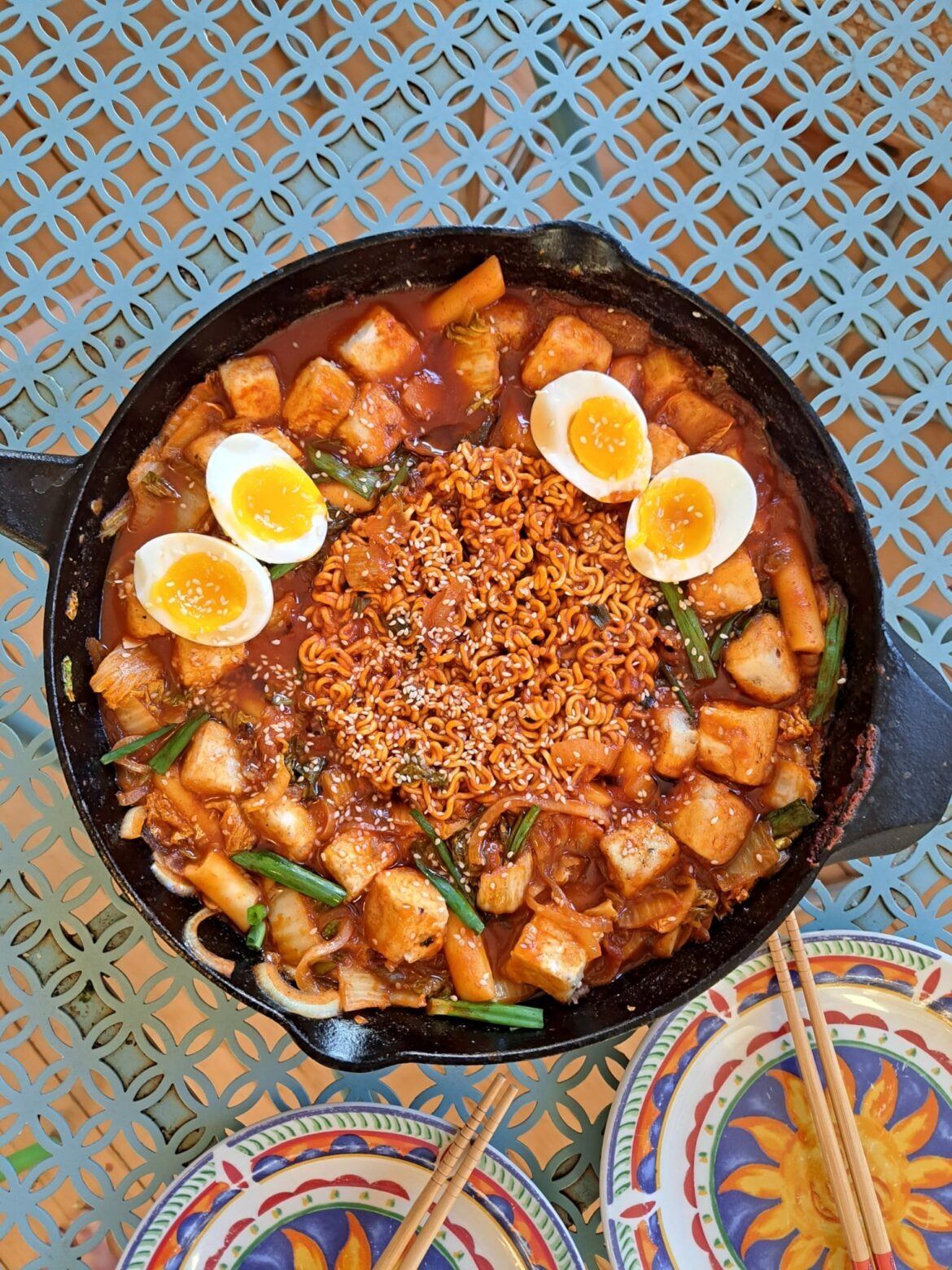 Super spicy rabokki!