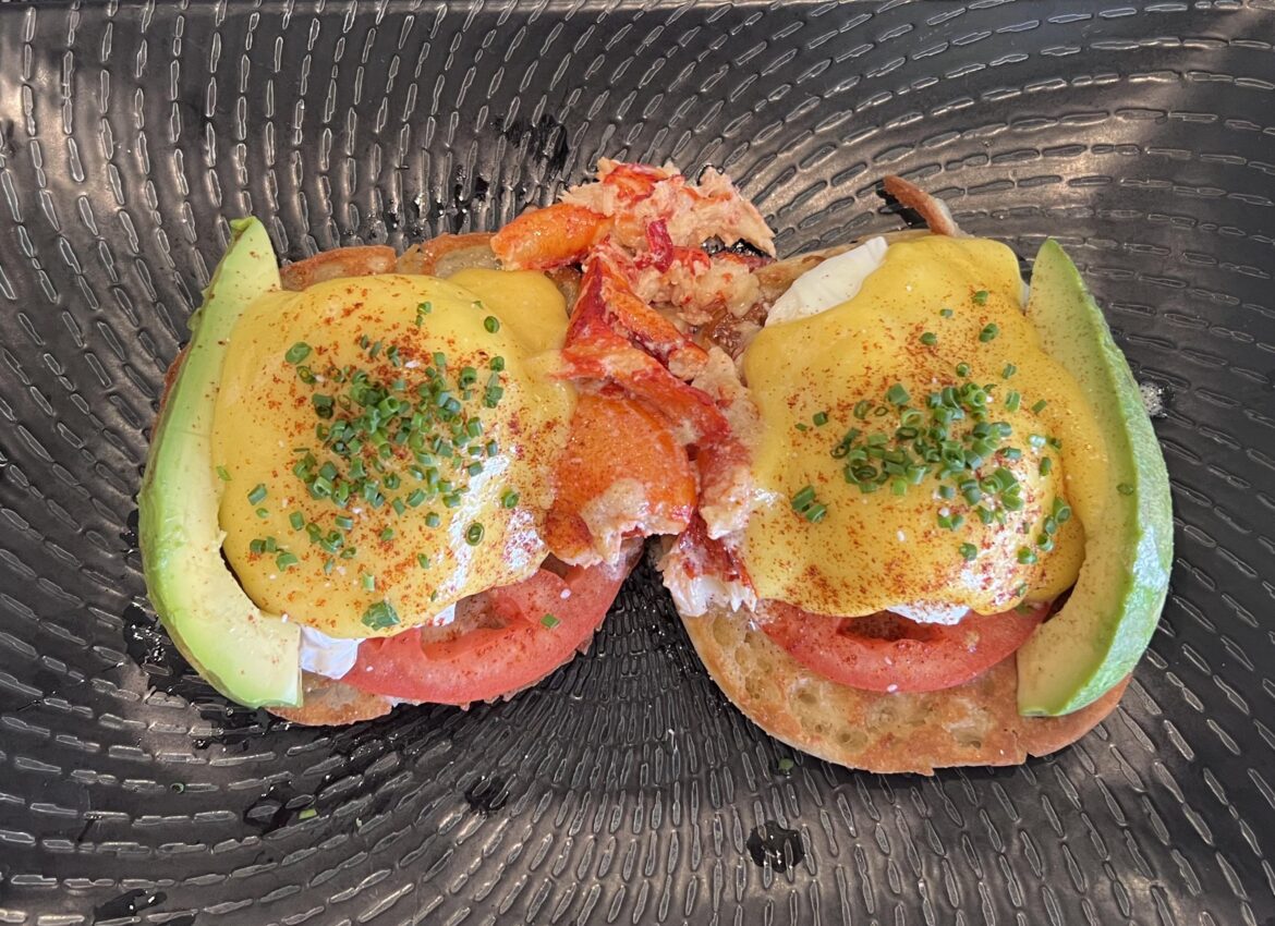 Lobster Benedict from Red Salt on Oahu