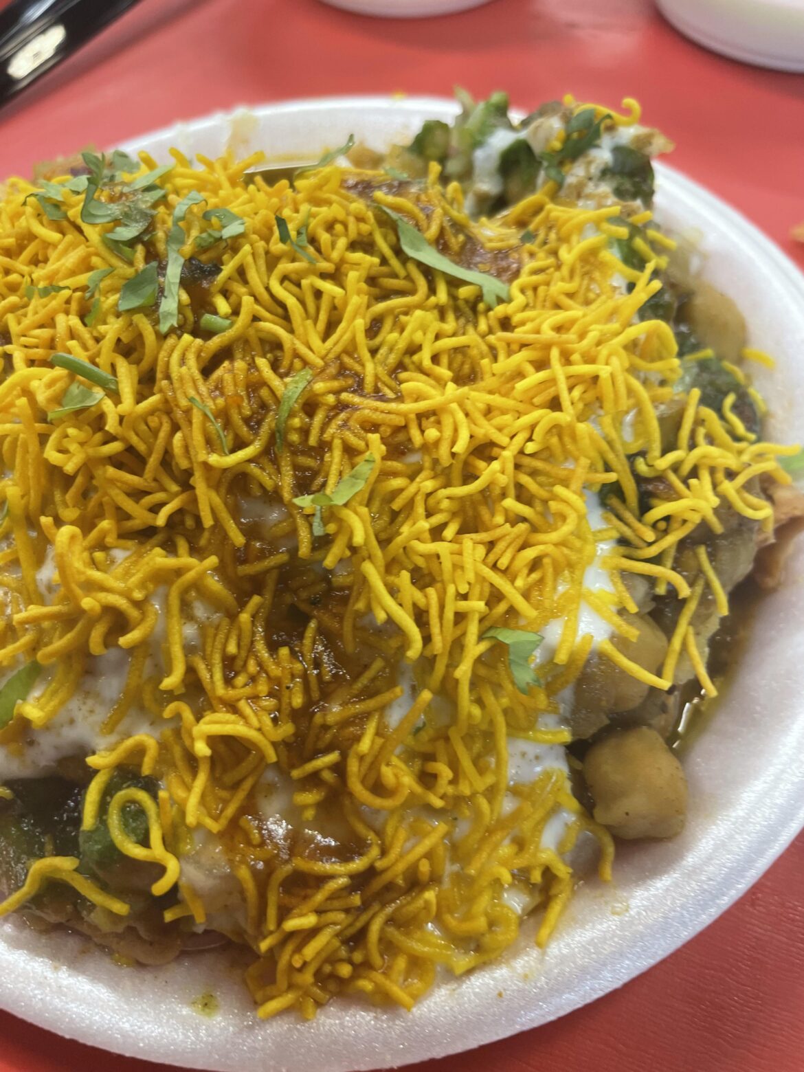 Samosa chaat in Dubai