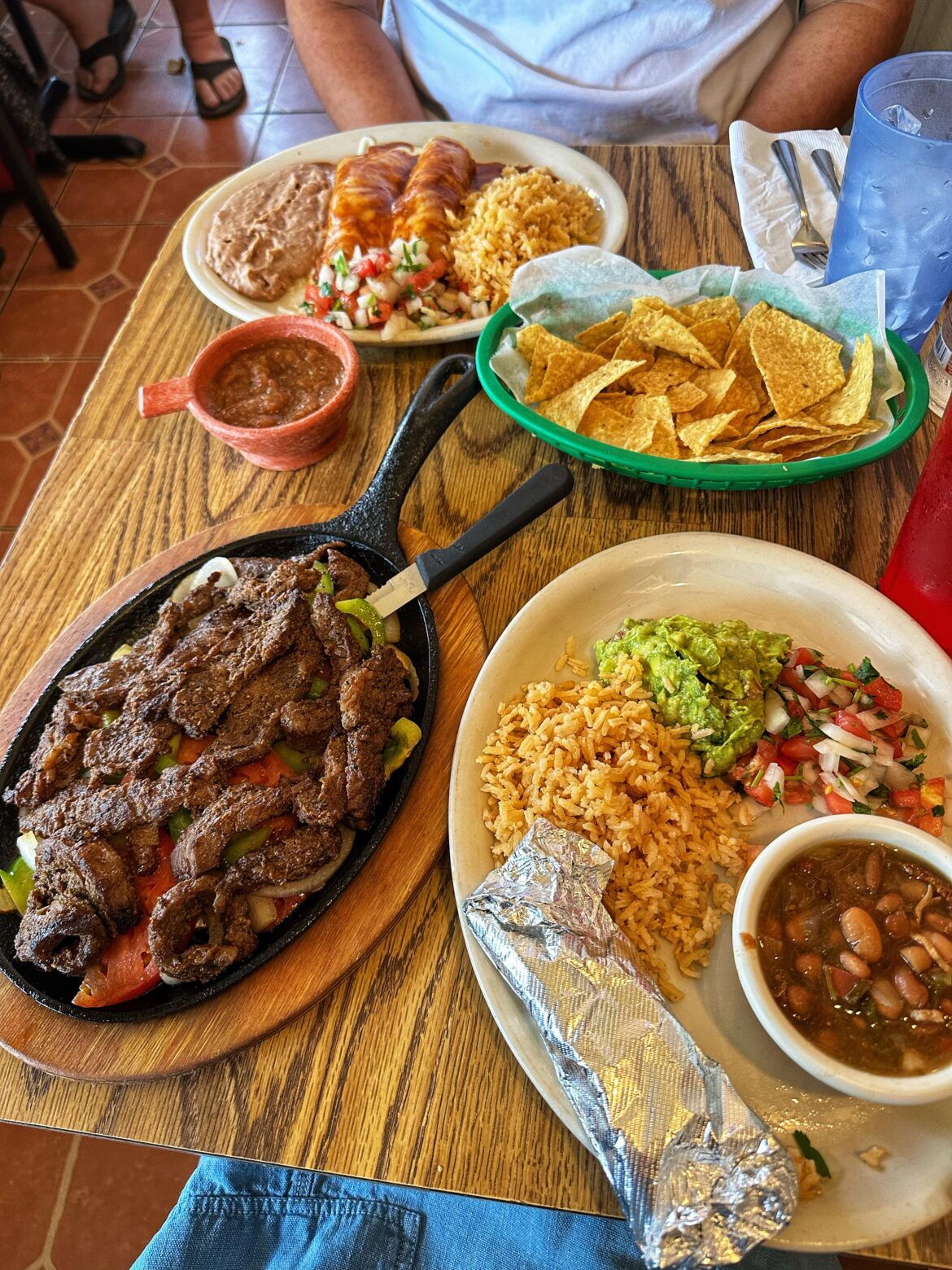 Fajitas at Habanero Cafe