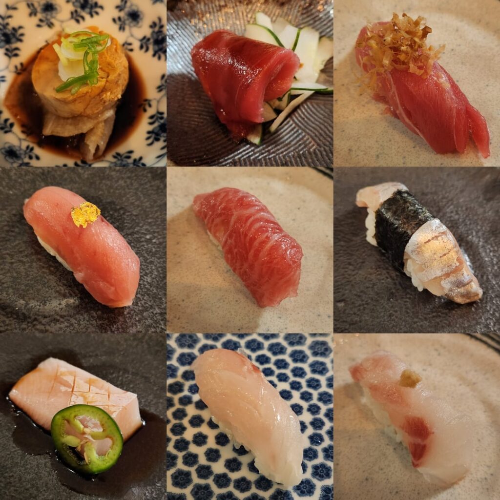 18 course Omakase Sushi
