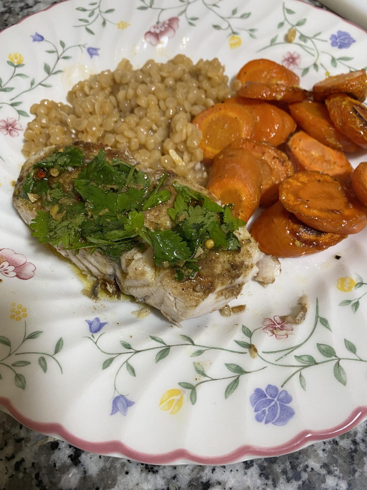 Barramundi with Zesty Cilantro Sauce