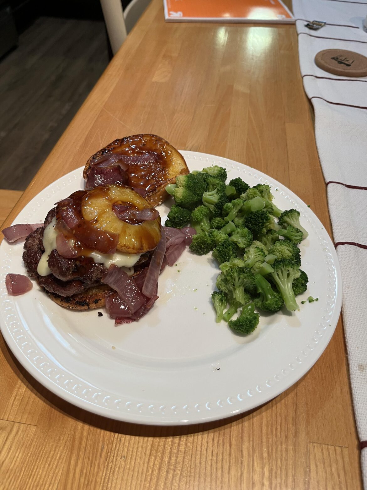 The Big Kahuna Burger from Pulp Fiction (recipe from Binging with Babish)