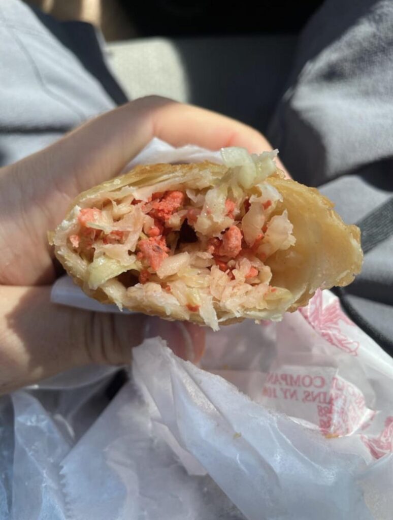 Inside of my egg roll. Was it safe to eat?