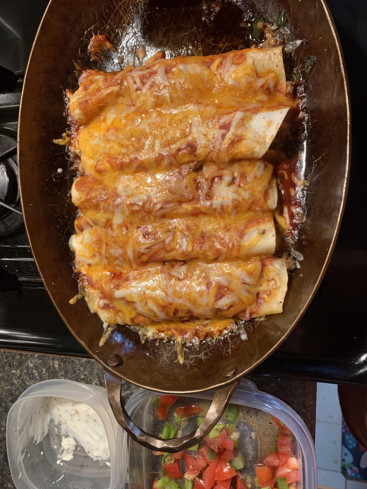Tex-Mex Beef & Pepper Enchiladas 10/10