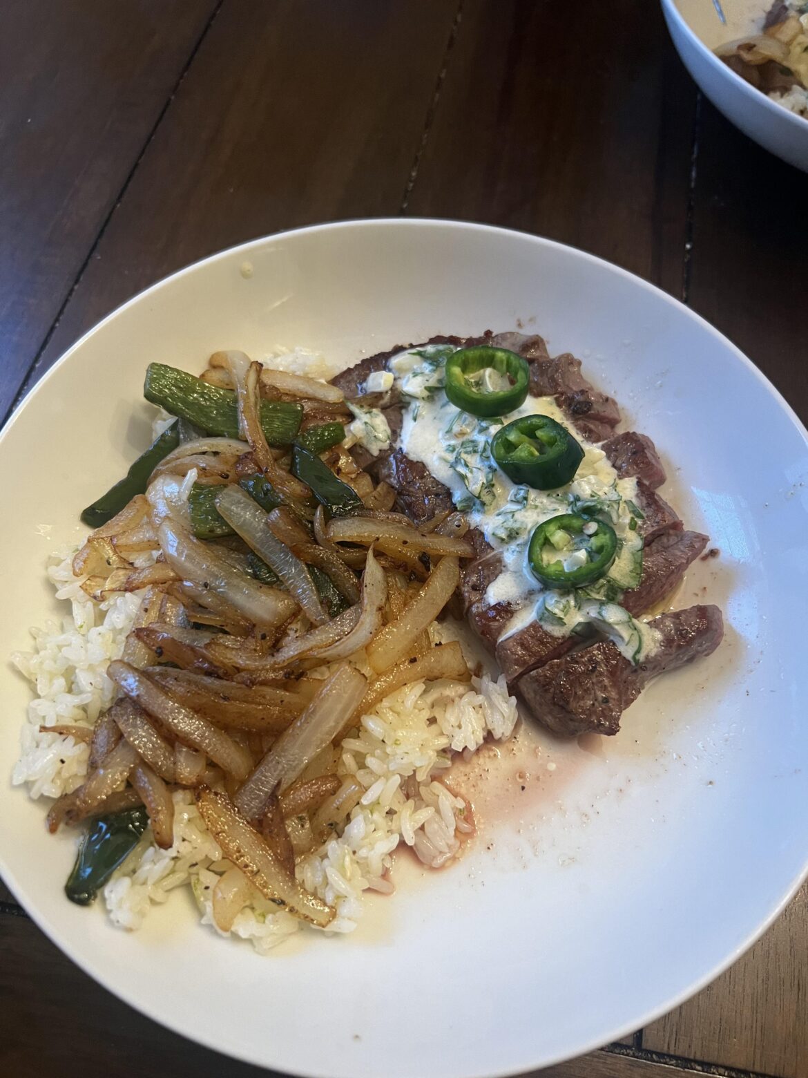 Creamy cilantro lime steak bowl is 10/10