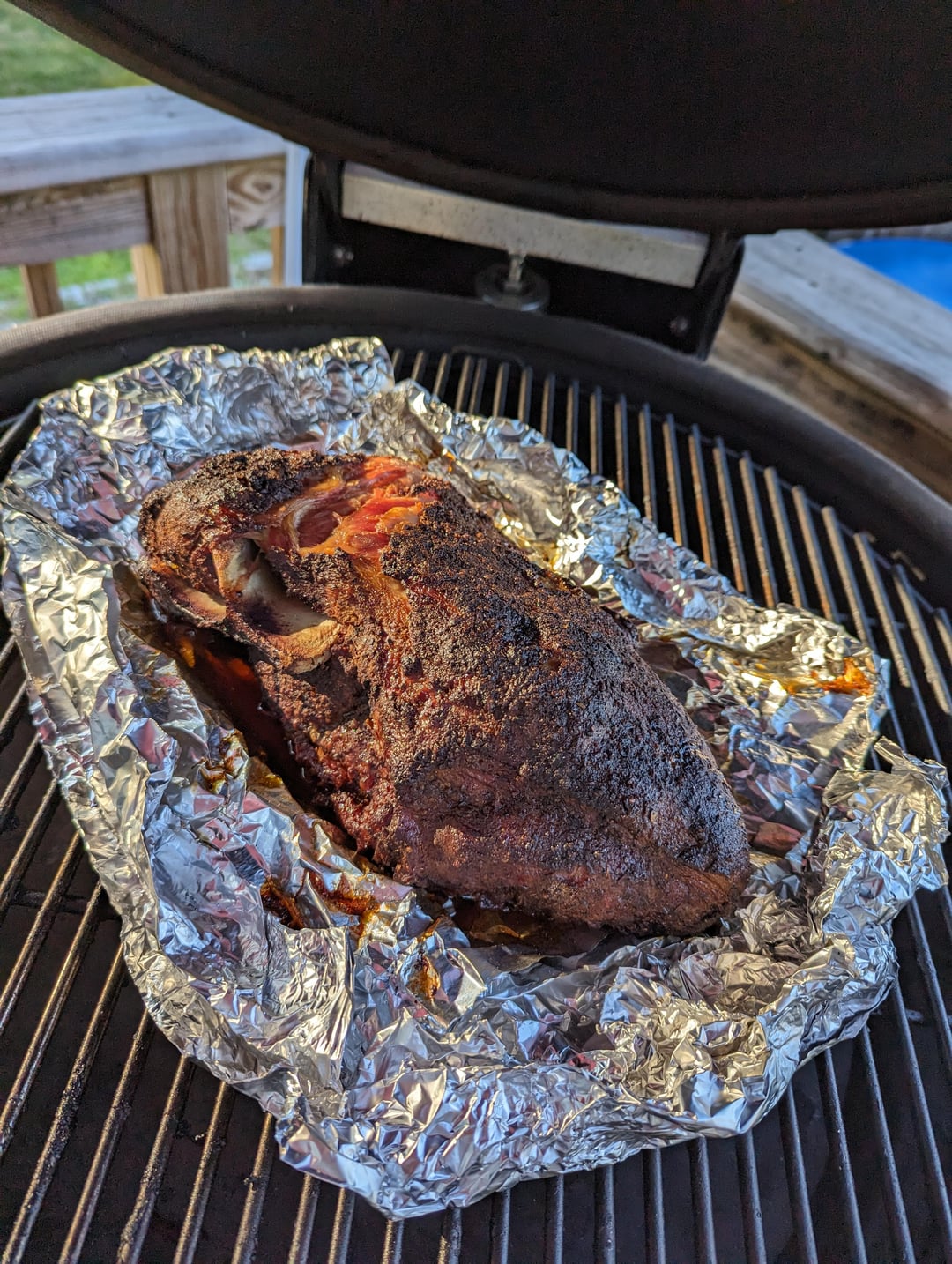 Bonein Pork Shoulder Dining and Cooking