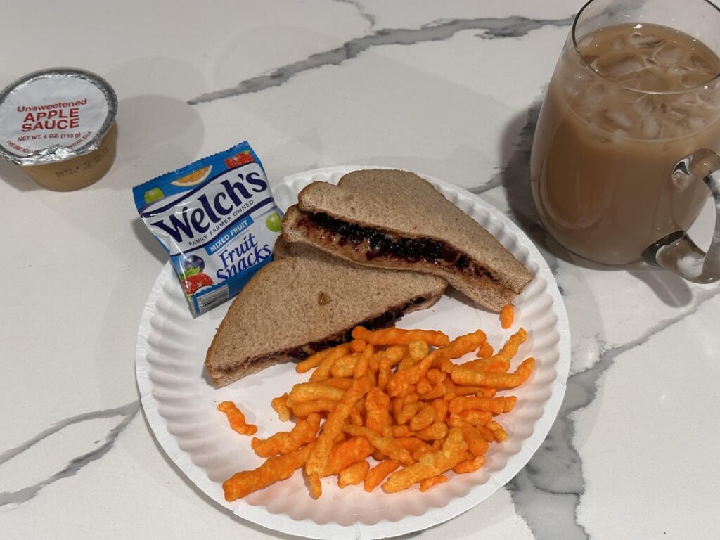 2:39am pb&j (creamy,blueberry,whole wheat)