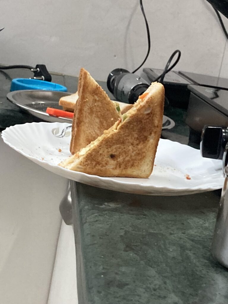 My dad made me a sandwich