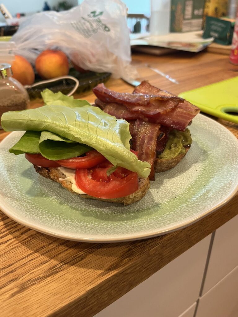 BLT with Guacamole