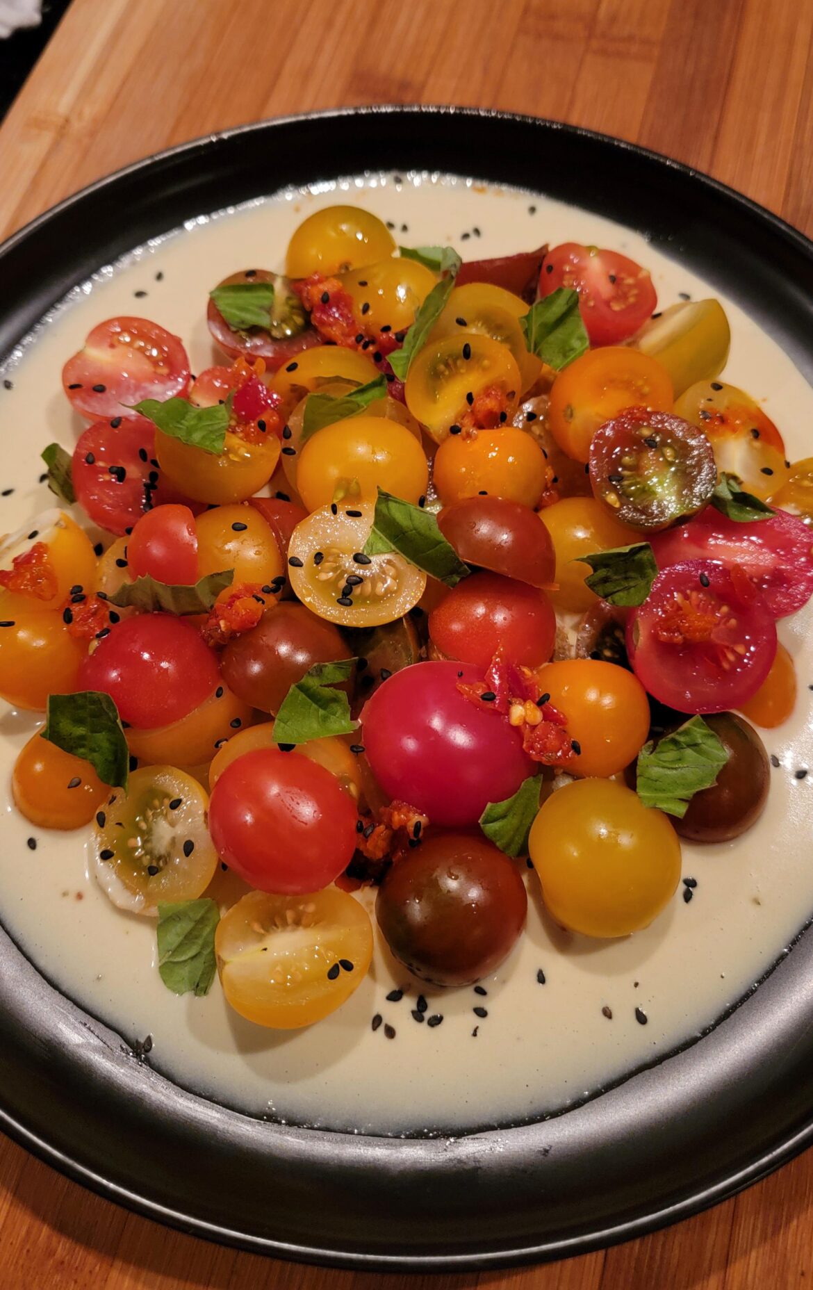 I Made Sasha Marx's Summer Tomato Tonnato Salad