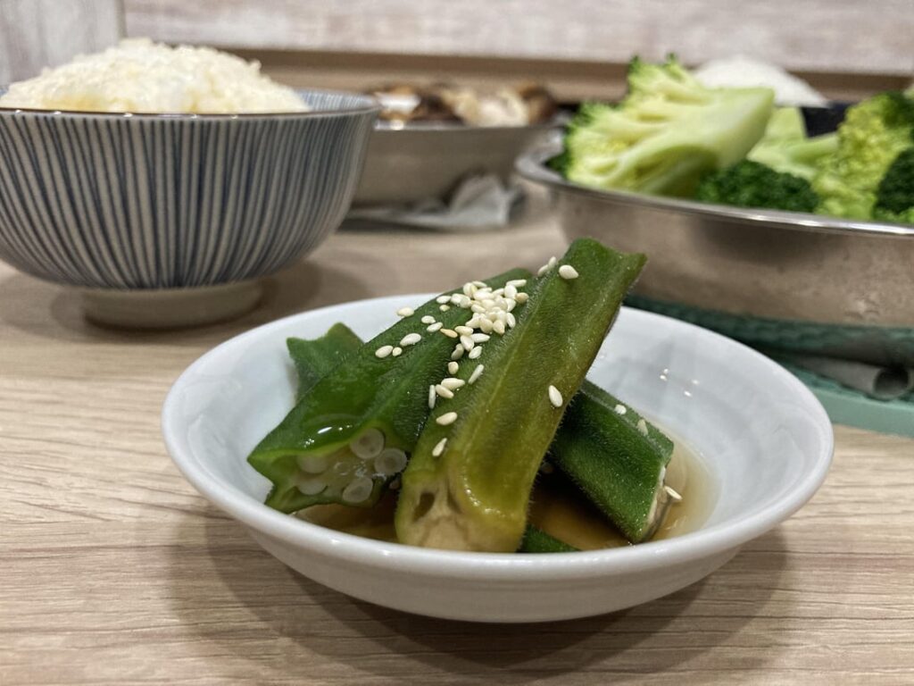 Okra ohitashi