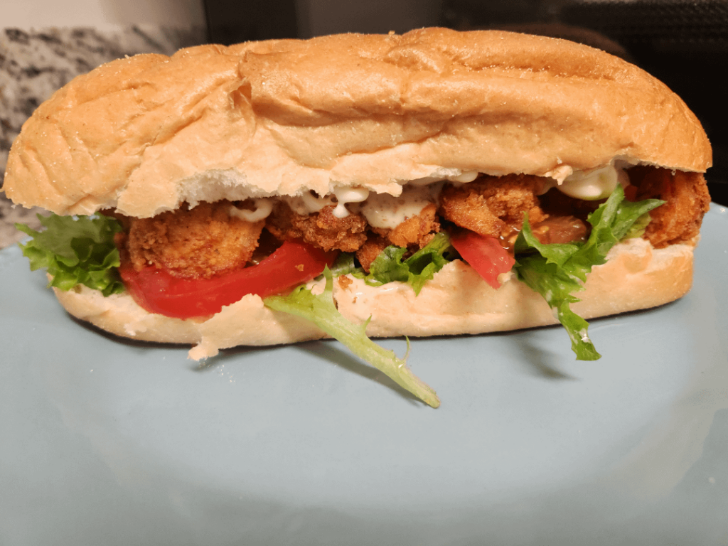 Shrimp Po' Boy (First Time Making)