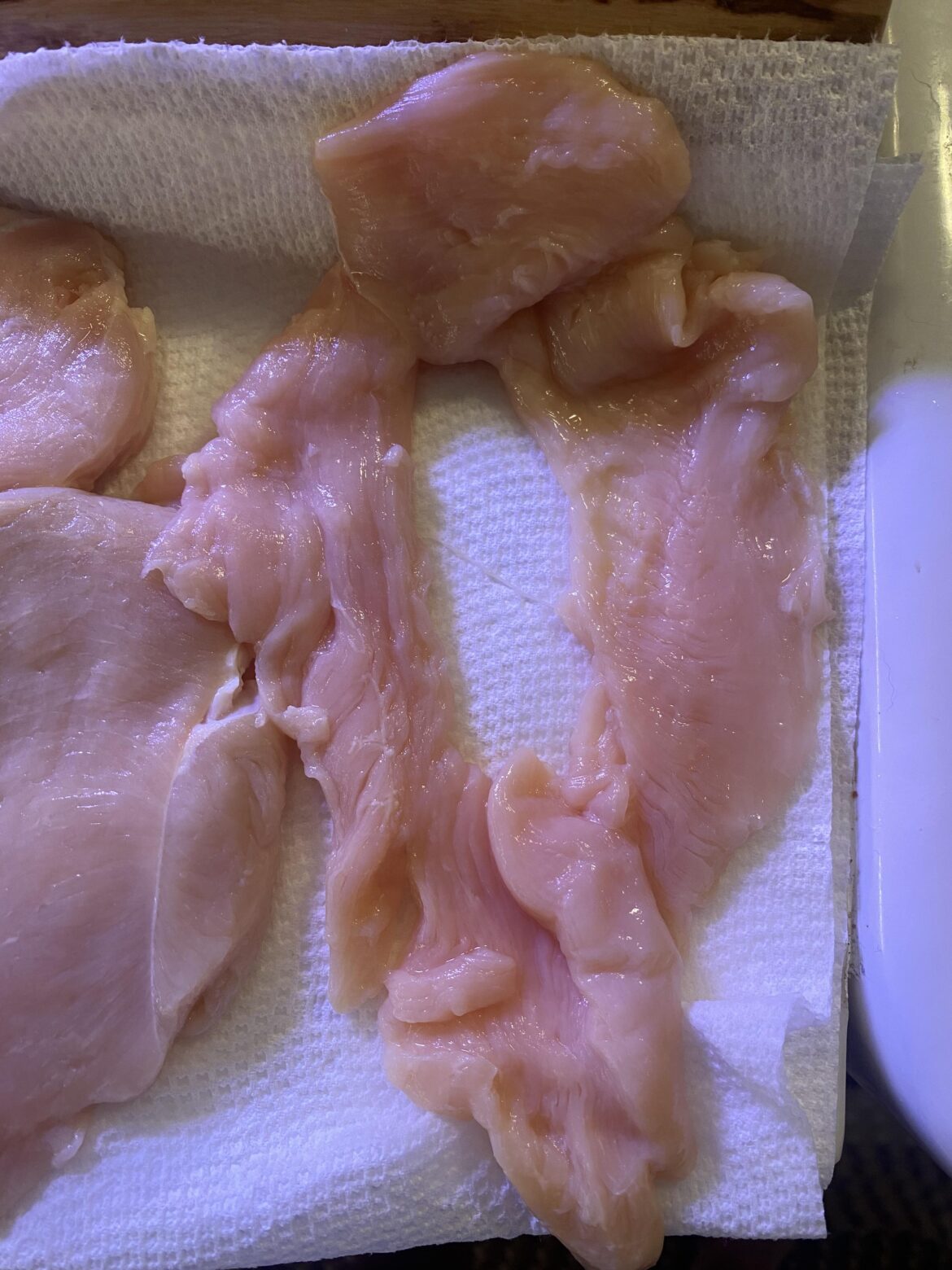 I have been so patient with some of the quality issues but this chicken cutlet is wild