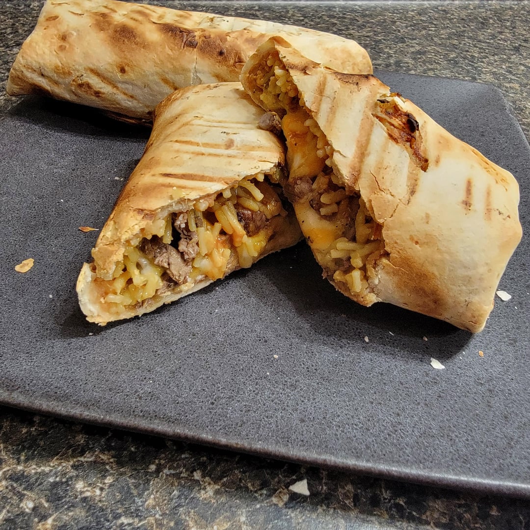[Homemade] Grilled stuffed burritos beef, beans, rice, and smoked