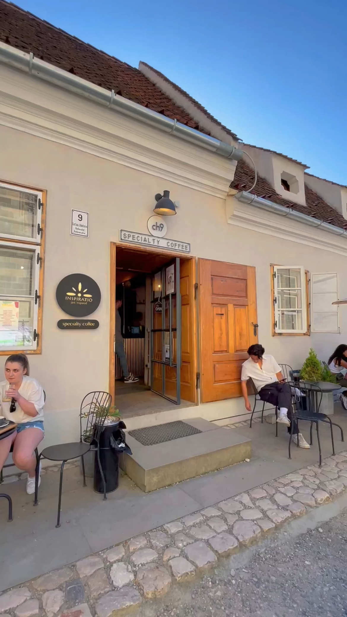 Cold brew with tonic beside the Black Church at #CH9#(Brasov, Romania🇷🇴)