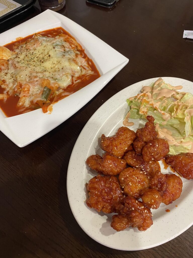 Had some yummy food today! Cold noodles not pictured.