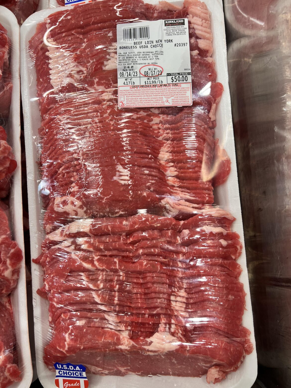 Was at Costco and I’ve never seen steak packaged this way. What is the reason behind it or it’s intended purpose?