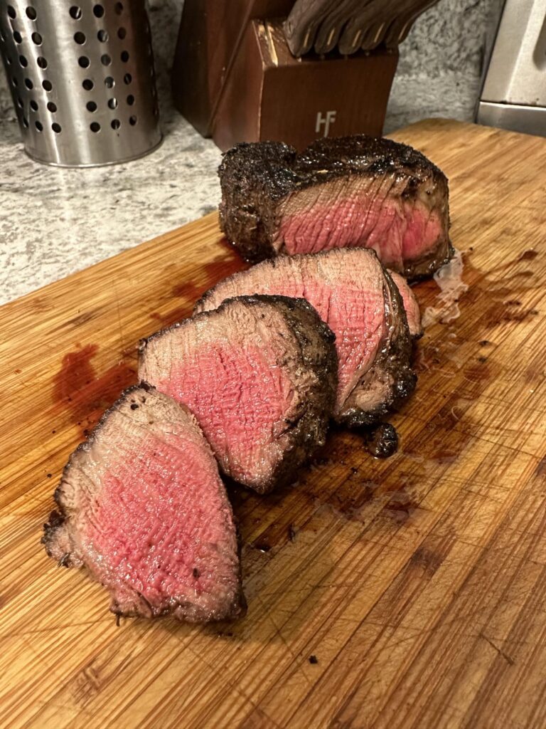 Rate my filet mignon they to scan at Whole Foods Dining and