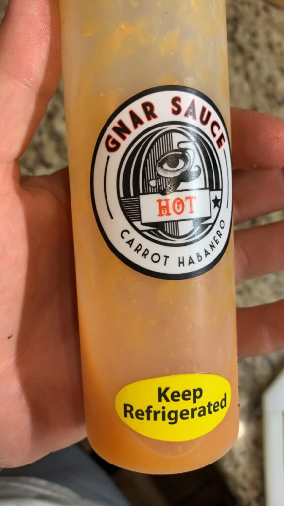 Tried a taco establishment in Ridgway CO. Thankfully they also sold this sauce that went with their pork belly tacos. Stuff is liquid gold!