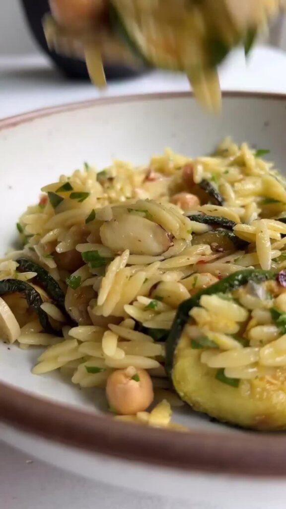 Zucchini Orzo Salad