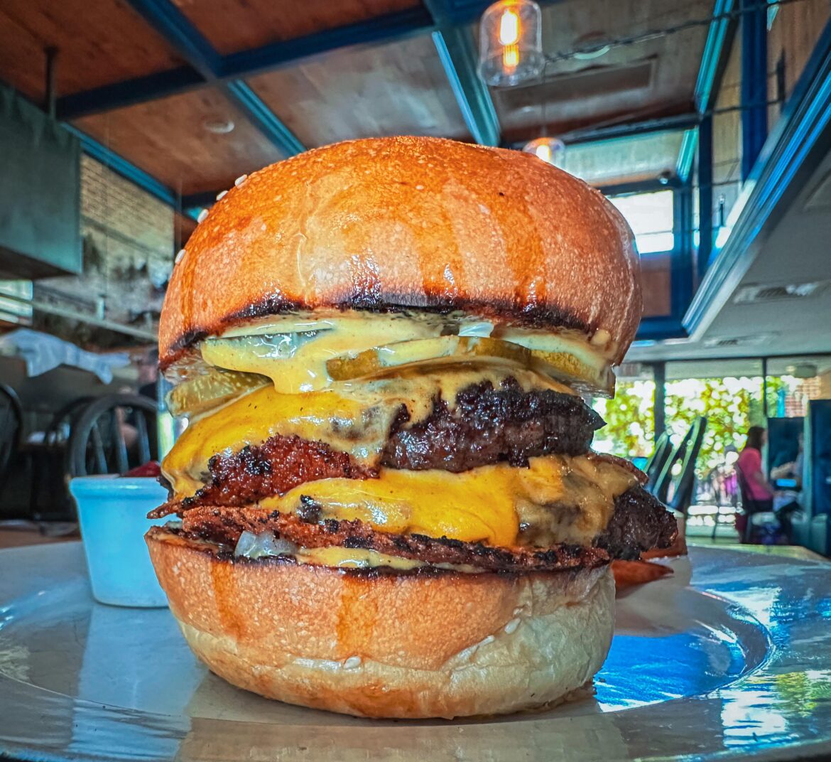 The burger at dai due