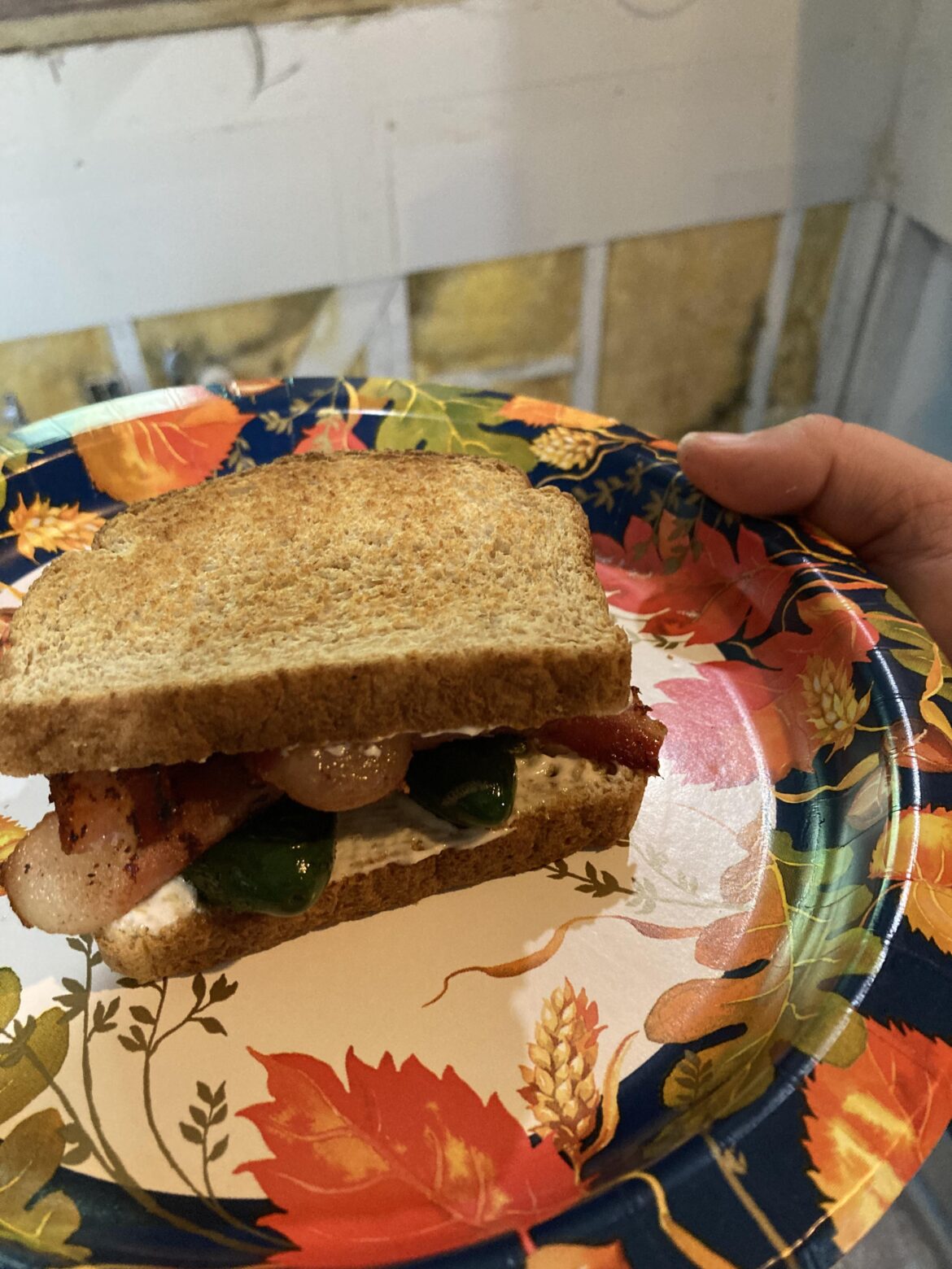 My kitchen flooded 11 days ago. Only thing left standing was the stove. Fried some bacon, then a some jalapeño, and felt normal for a minute