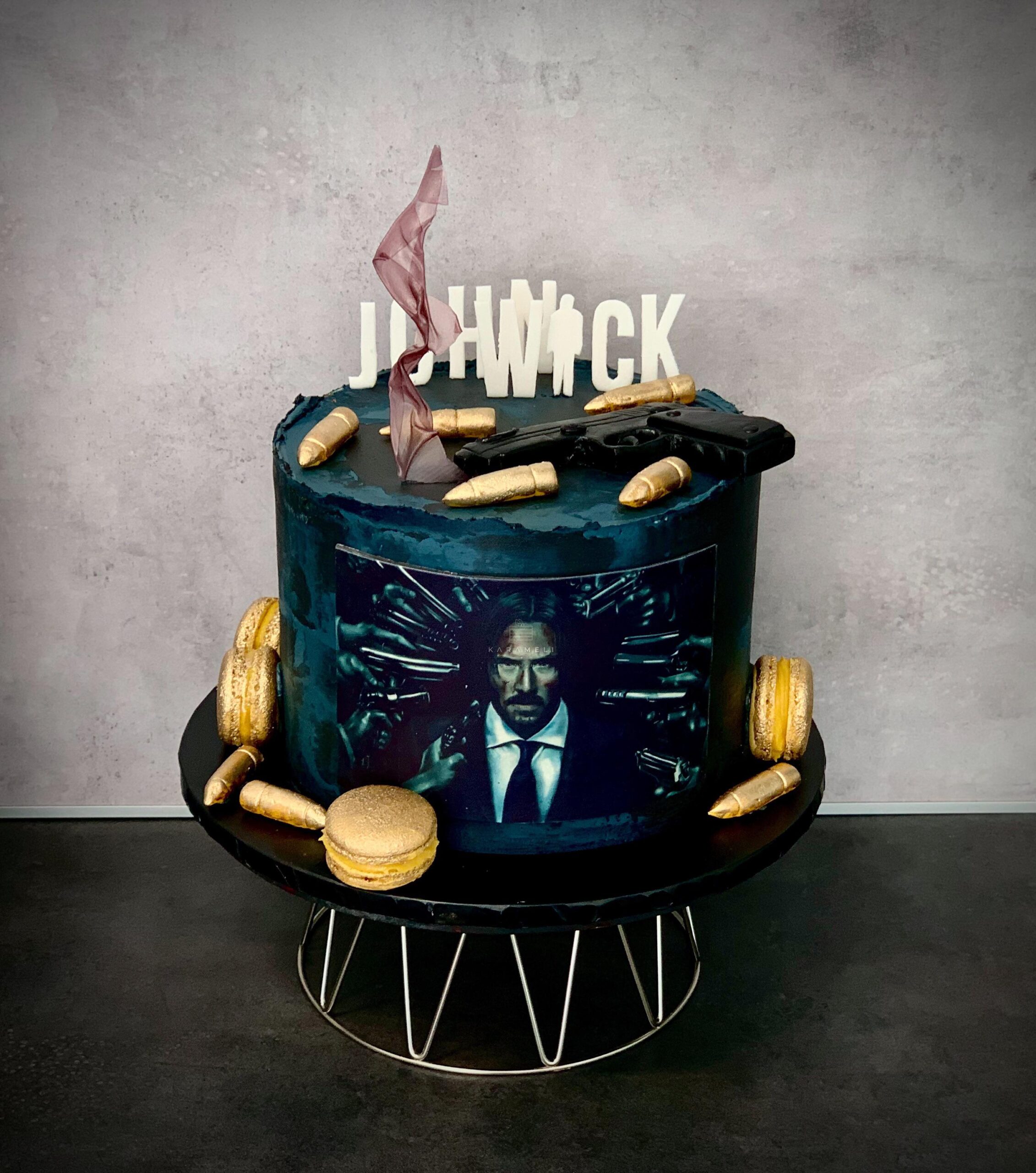 John Wick cake design everything is edible Dining and Cooking