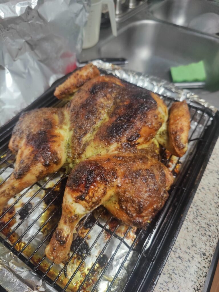 Tried Kenji's herb mayo chicken too!