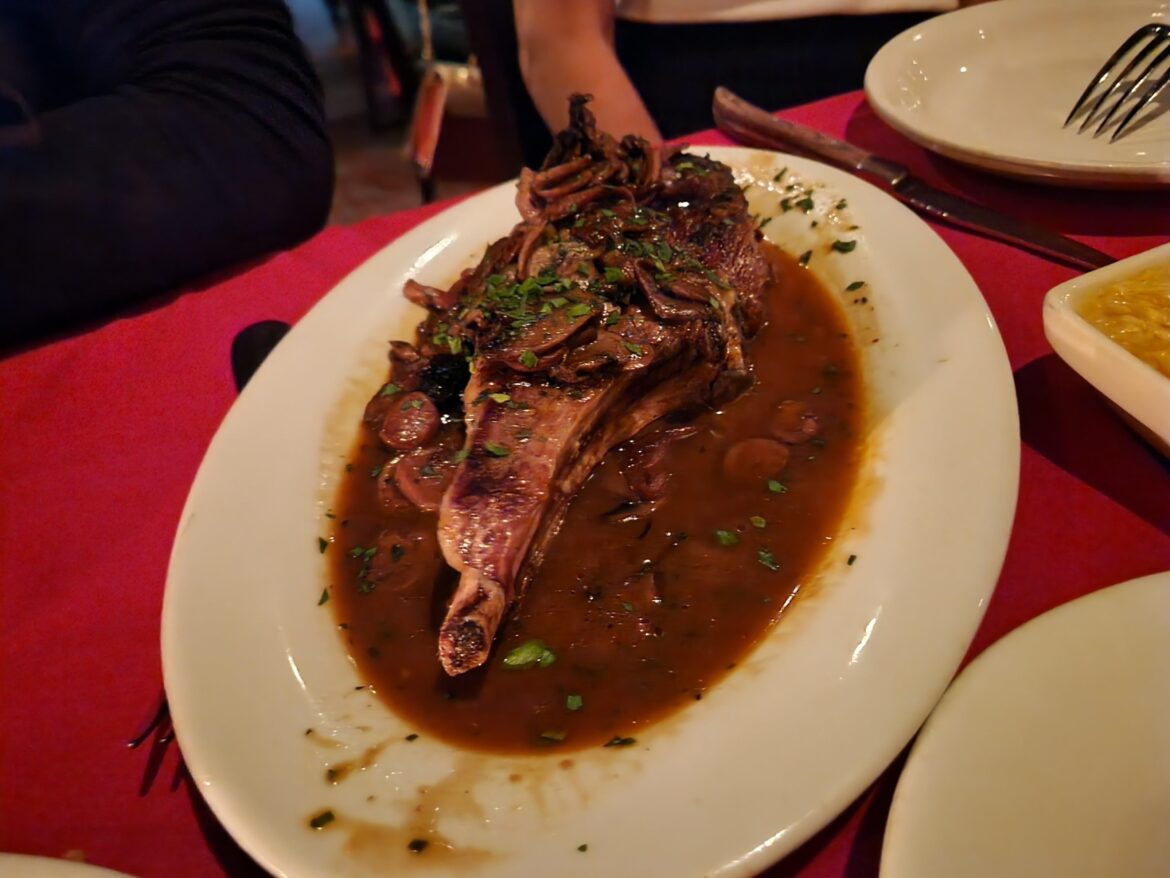 Veal chop and other stuff - Dear John's, Culver City