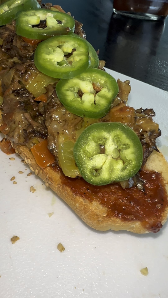 Beef sandwich (chuck roast)