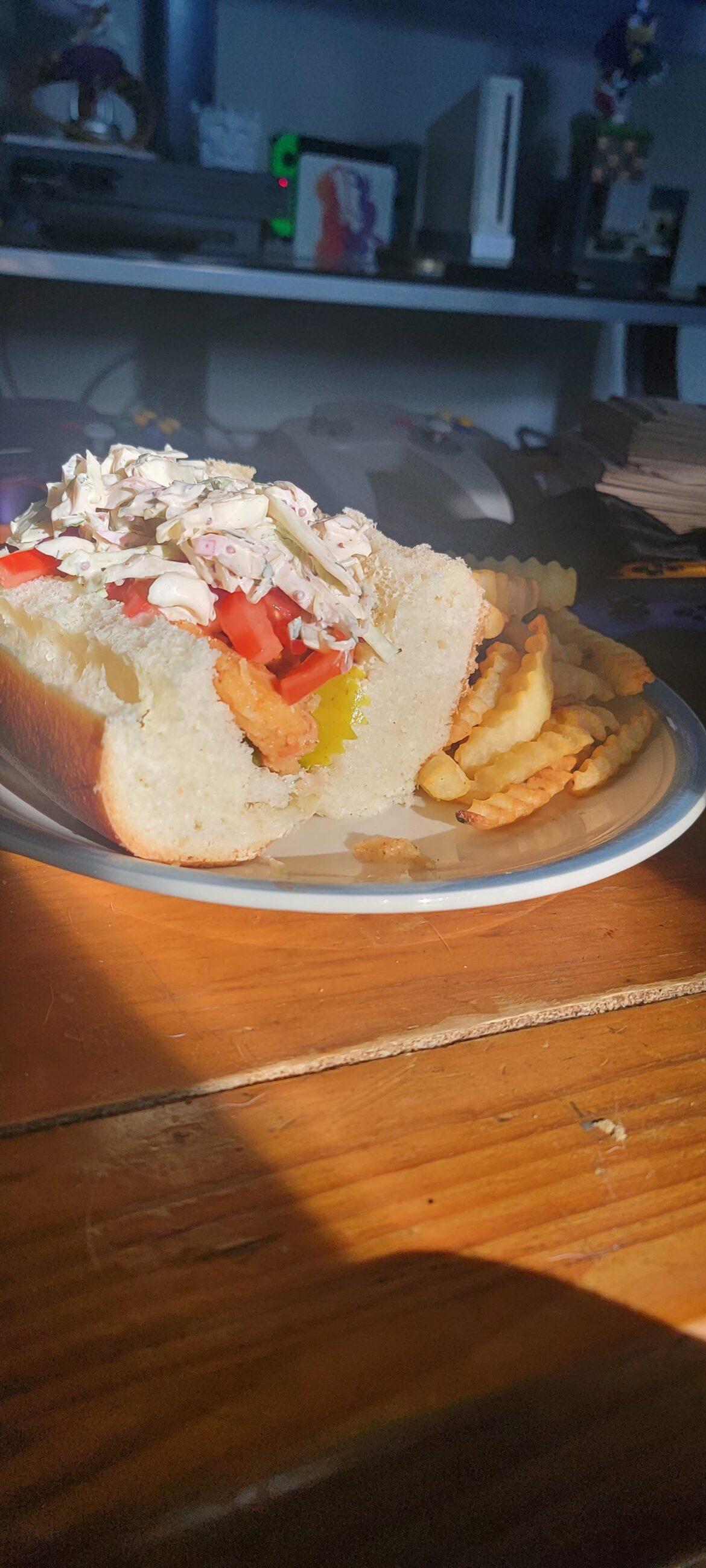 The holy shrimp po boy