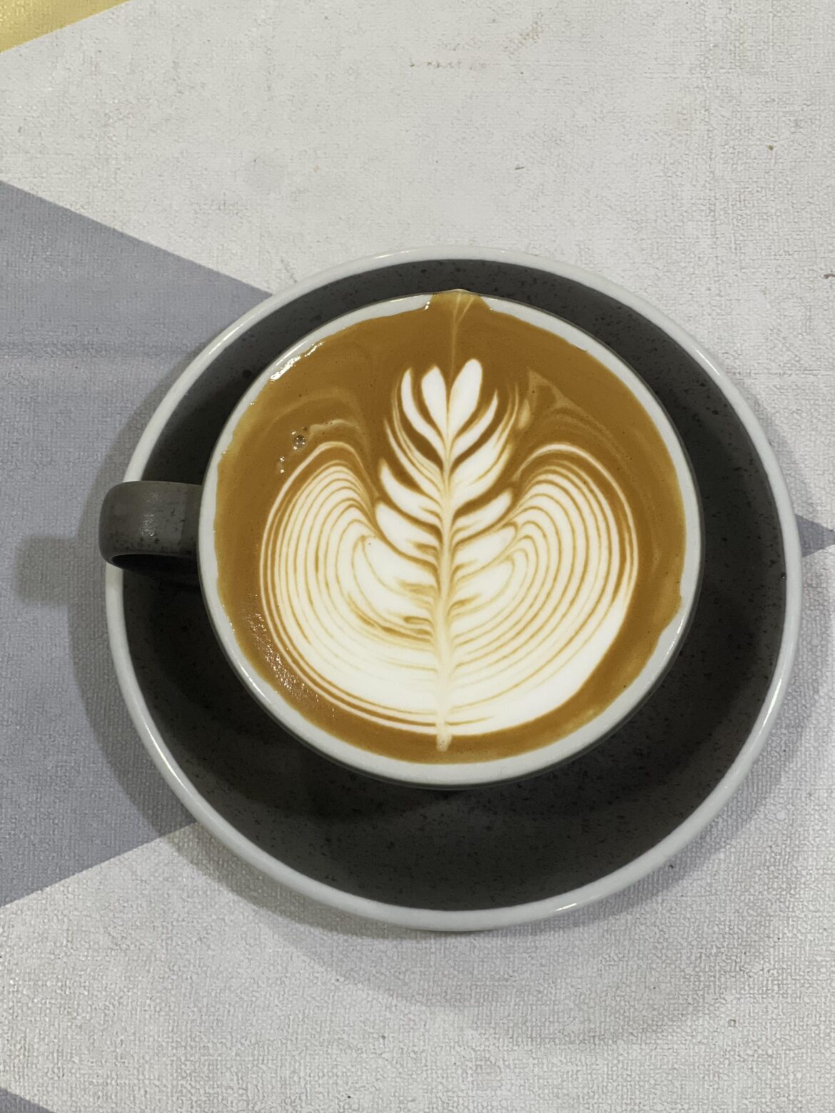Rosetta latte art