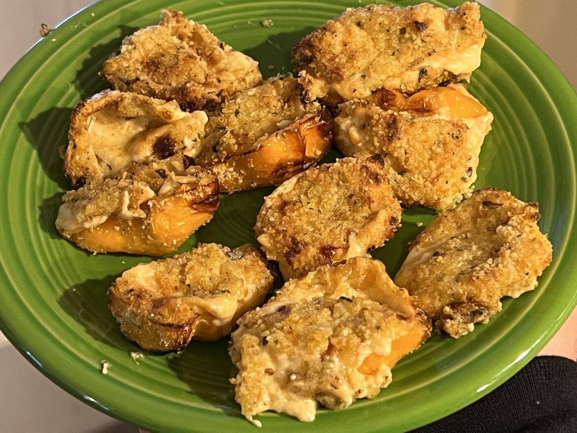 Air fried habanero poppers